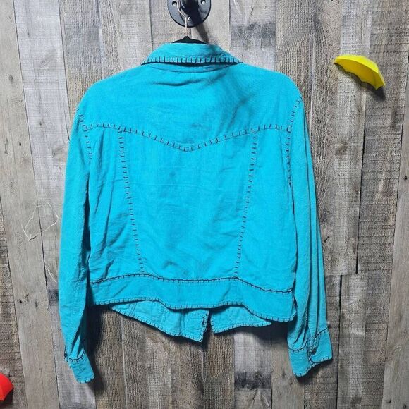 Gordon James Vintage Blue Corduroy Jacket Blazer - Picture 2 of 3